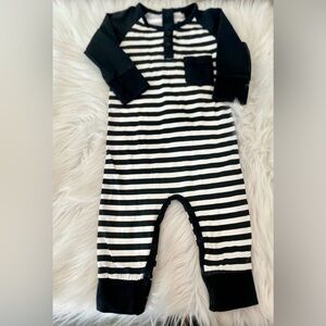 Monica+Andy striped Romper - size 9 to 12 months